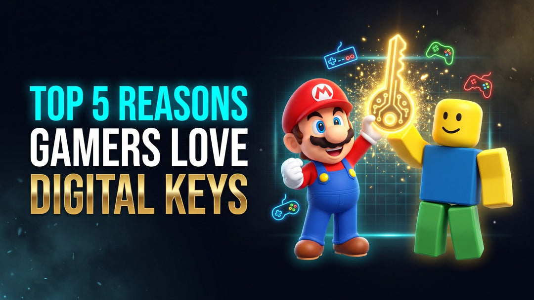 Top 5 reasons gamers love digital gaming software keys